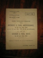 Guide technique grenade d'occasion  Castelnaudary