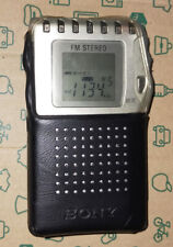 Fones de ouvido embutidos Sony Srf-R400 rádio de bolso AM/FM prata testado Japão usado comprar usado  Enviando para Brazil