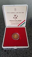 Medaglia oro commemorativa usato  Roma