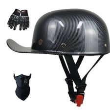 Boné de beisebol DOT Fmvss 218 chapéu motocicleta rosto aberto unissex-adulto scooter ciclomotor comprar usado  Enviando para Brazil