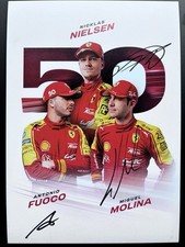 Używany, Ferrari 499P AF Corse WEC 2025 #50 hand signed card na sprzedaż  PL