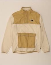 Camiseta masculina VANS gola botão lã grande off white colorblock poliéster BY12, usado comprar usado  Enviando para Brazil