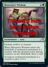 Mtg historian wisdom usato  Bari
