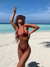 Femmedouceur bikini rouge d'occasion  Le Mans