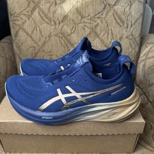 Tamanho 10.5 - ASICS Gel Nimbus 26 Platina Azul Expansão Champanhe Excelente comprar usado  Enviando para Brazil