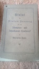 Statut freien innung gebraucht kaufen  Detmold