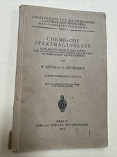 Chemische spektralanalyse 1941 gebraucht kaufen  Raubling