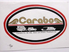 Werbe aufkleber carabo gebraucht kaufen  Köln