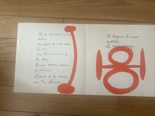 Joan miro lithographie d'occasion  Paris XI
