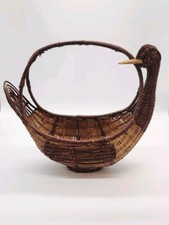 Cesta de pássaros com bico de madeira esculpida cabana lago decoração para casa pato ou ganso comprar usado  Enviando para Brazil