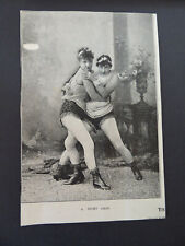 Victorian ladies wrestling for sale  CANTERBURY