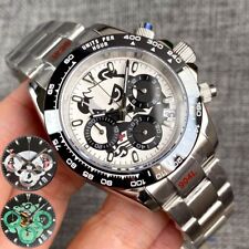 Relógio masculino moda 39 mm quartzo cronógrafo cristal safira mostrador desenho animado VK63 comprar usado  Enviando para Brazil