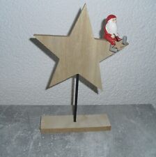 Holz stern weihnachtsmann gebraucht kaufen  Landstuhl