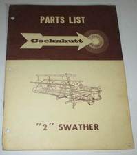 Cockshutt swather parts for sale  Elizabeth