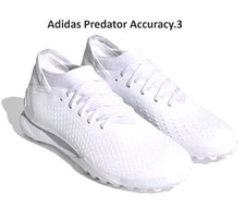 ⚽ Tênis Adidas Predator Accuracy.3 Society Soccer Turf Masculino Branco FZ6116 Tamanho 7 comprar usado  Enviando para Brazil