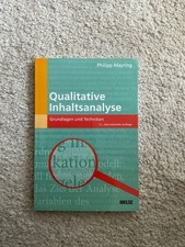 qualitative analyse gebraucht kaufen qualitative analyse gebraucht kaufen Wedemark