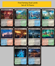 Juego MTG Final Fantasy - Town Dual Lands - Los 10 pares de colores casi nuevo segunda mano  Embacar hacia Mexico