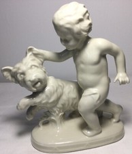 Figurine chien porcelaine d'occasion  Feytiat