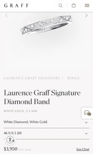 Laurence graff signature for sale  Irvine