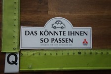 Alter aufkleber autohaus gebraucht kaufen  Kupferberg