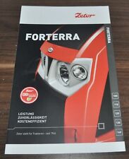 Zetor Forterra Specyfikacja ciągnika Broszura Broszura Broszura, używany na sprzedaż  PL