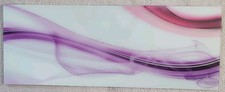 Glasbild lila design gebraucht kaufen  Magdeburg