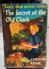 NANCY DREW MYSTERY STORIES THE SECRET OLD CLOCK 1ST ED HARDCOVER W/DUST JACKET comprar usado  Enviando para Brazil
