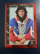Usado, Bonnie Blair 1991 Legends RED Border RARO Speed Skater Olympic Gold UAU comprar usado  Enviando para Brazil
