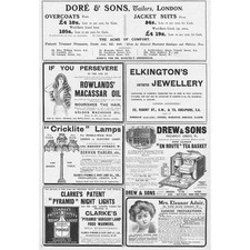 Edwardian adverts macassar for sale  GLASGOW