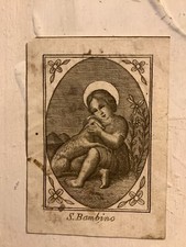 Santino antica incisione usato  Prato
