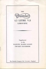 Daimler 4.5 litre for sale  BATLEY