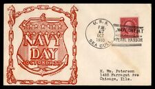 Capa Mayfairstamps US Naval 1935 USS Sea Gull Navy Day Pearl Harbor aam_64899 comprar usado  Enviando para Brazil