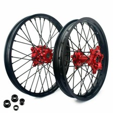 21" 18" Enduro Roues Jantes Noir Moyeu Rouge pour Honda XR650L XR 650L 1993-2024 na sprzedaż  Wysyłka do Poland