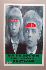 Pôster da turnê concerto do Nirvana e Melvins 1990 Satyricon Portland-- comprar usado  Enviando para Brazil