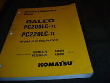 Manual de manutenção do operador escavadeira hidráulica Komatsu Galeo PC200LC-7L PC220LC-7L  , usado comprar usado  Enviando para Brazil