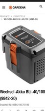 Gardena system akku gebraucht kaufen  Hagen