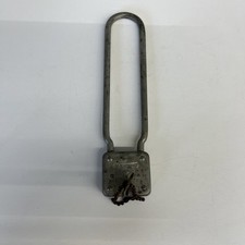 Cadeado longo vintage Master bicicleta # 66 com chave feita nos EUA, usado comprar usado  Enviando para Brazil