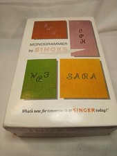Vintage singer monogrammer for sale  Skiatook