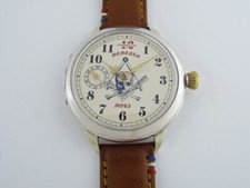 Omega Memento Mori maçônico antigo 1916-1923 relógio suíço incrível art déco prata comprar usado  Enviando para Brazil