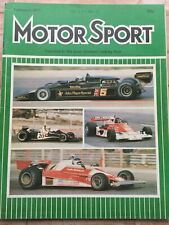 Motor sport magazine for sale  COLCHESTER