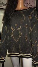 Pullover schwarz gold gebraucht kaufen  Hamburg