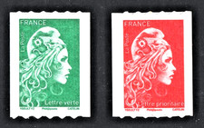 Usado, 2018 Autoadhésifs 1601 et 1602 Roulettes de MARIANNE L' ENGAGEE NEUFS** comprar usado Usado, 2018 Autoadhésifs 1601 et 1602 Roulettes de MARIANNE L' ENGAGEE NEUFS** comprar usado  Enviando para Brazil