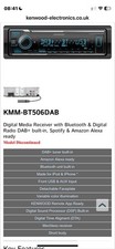 Kenwood kmm bt506dab for sale  MANCHESTER