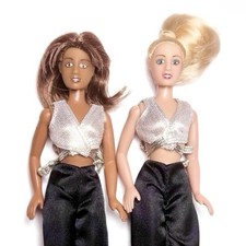 2 mini bonecas Britney Spears BACKUP DANCER - Exclusivo palco de concerto 6,5” - RARO! comprar usado  Enviando para Brazil