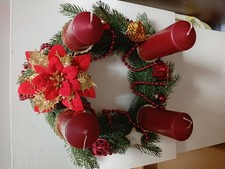 Adventskranz künstlich handma gebraucht kaufen  Leverkusen