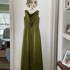 Vtg green satin for sale  San Antonio