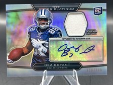 2010 Topps Platinum Dez Bryant RPA /300 #ARP-DB Cowboys RC adesivo de duas cores comprar usado  Enviando para Brazil