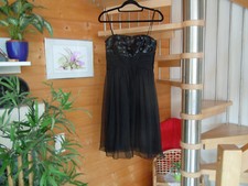 Cocktailkleid schwarz paillett gebraucht kaufen  Röhrmoos