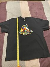 Camiseta masculina 2XL Melting Rubix Cube Sheldon inspirada na teoria do Big Bang comprar usado  Enviando para Brazil