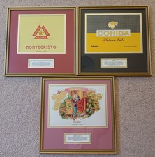 Framed cigar labels for sale  SALISBURY